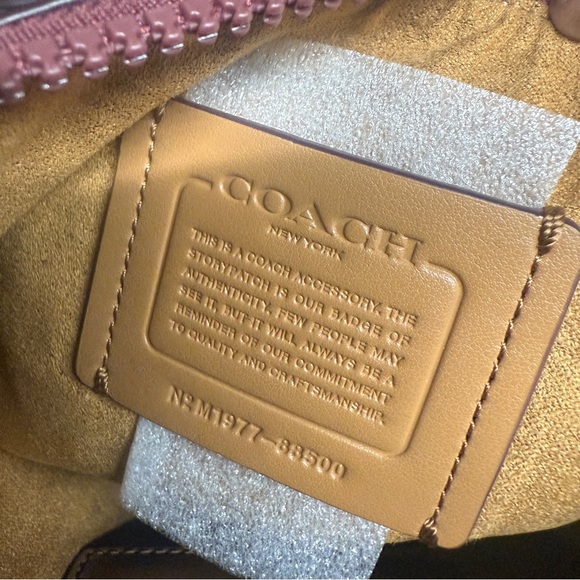 Charlie Pouch With Horse And Carriage Print And Varsity Stripe coach 88500 - Picture 6 of 7